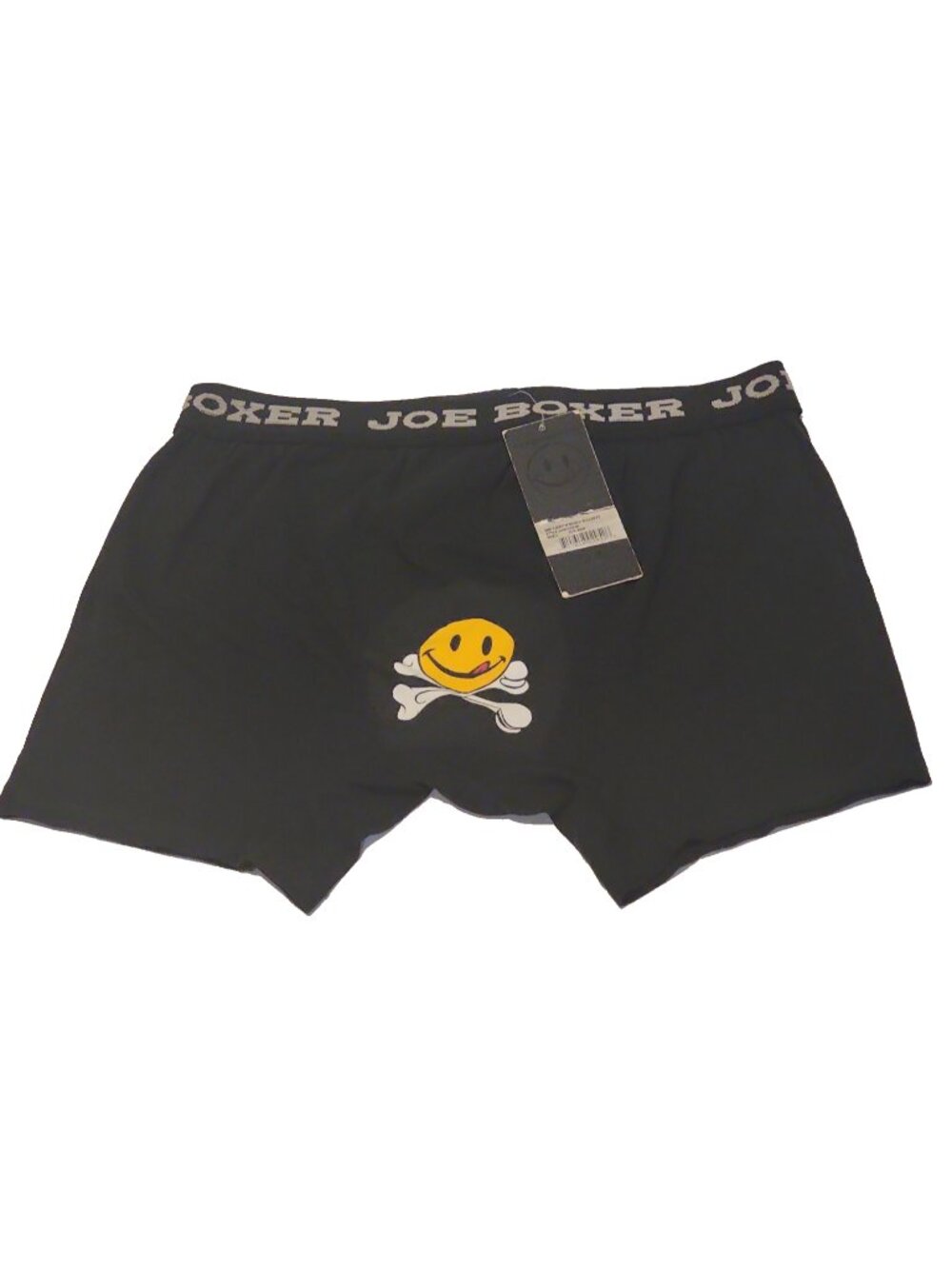 new vintage JOE BOXER s L LICKY n BONES Bullseye shorts Briefs Mens black cotton